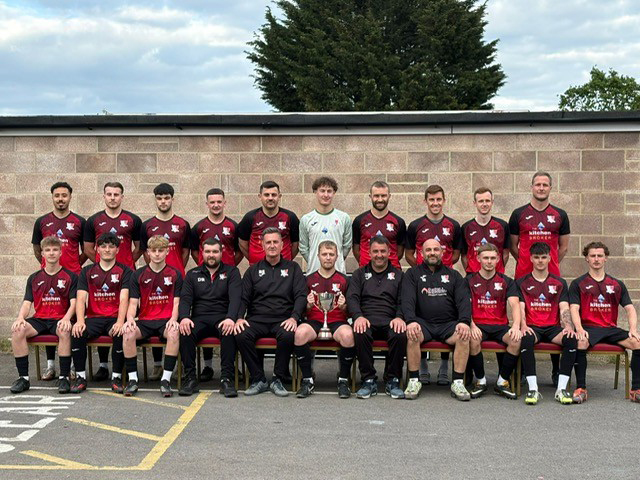 Title-winning Longlevens Reserves were presented with the Northern Senior League Division One trophy last night