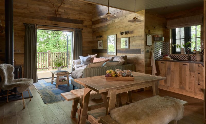 The team at Calcot  Manor says the guiding principles of the new treehouses have been cosiness and comfort, as well as excitement and adventure