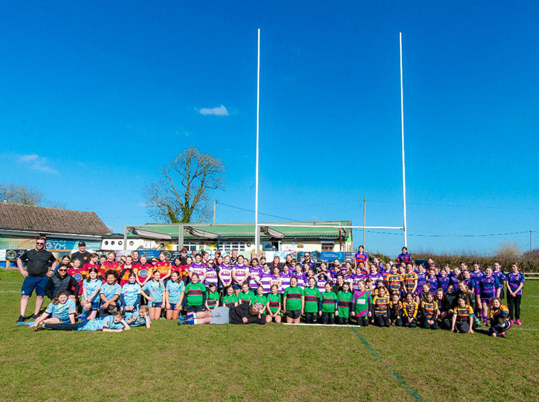 About 100 players took part in Dursley’s girls’ tournament