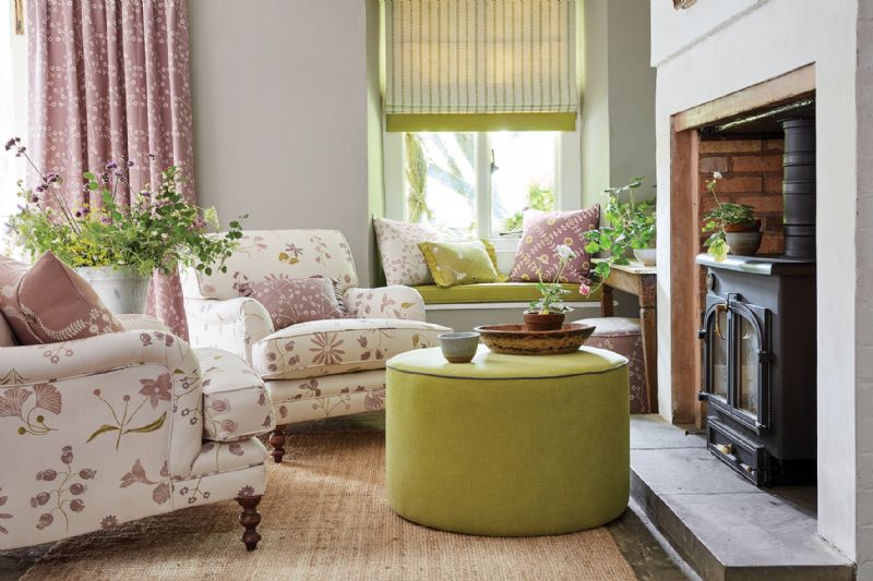 Country cottage living room