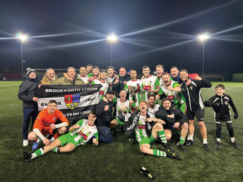 Brockworth Albion won the GFA Senior Amateur Cup in 2024