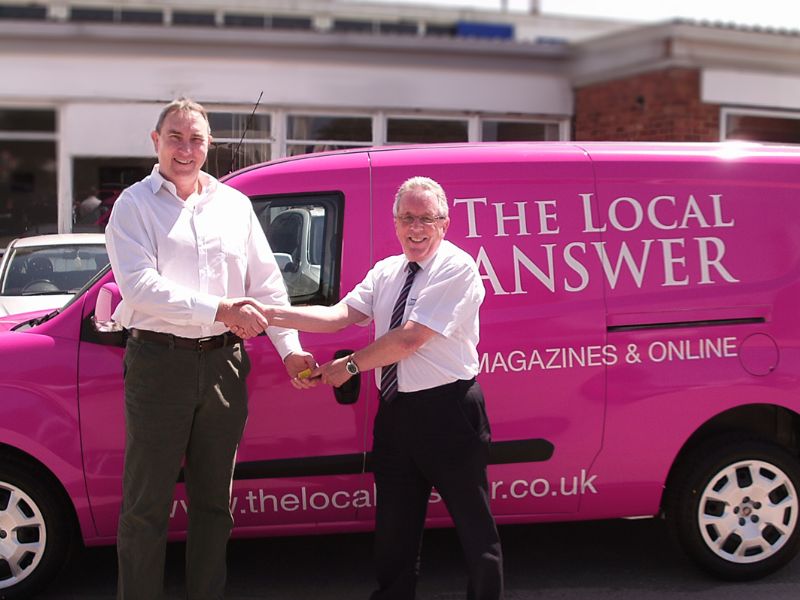 Dave Kingscott with Allan Hatchard of Imperial Vans Gloucester