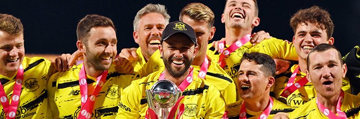 Gloucestershire celebrate last season’s stunning T20 Blast win