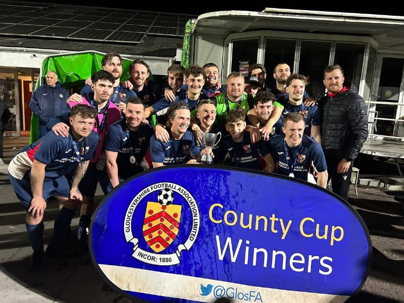 Sharpness celebrate their GFA Senior Amateur Cup success