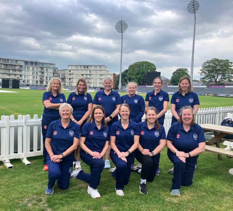 Players who took part in the Bristol training session for Gloucestershire's new seniors women's team