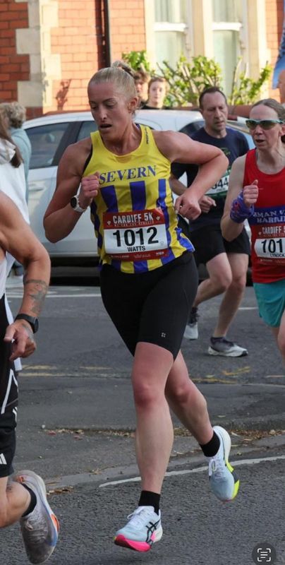 Sam Watts is a keen runner for Severn Athletic Club