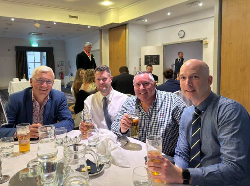 Tony Richmond, right, with fellow Stroud players, from left, Ewen Denning, Ben Baldwin and Simon Boucher