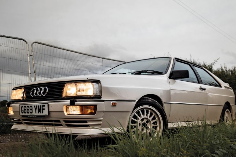 Audi Quattro silver grey
