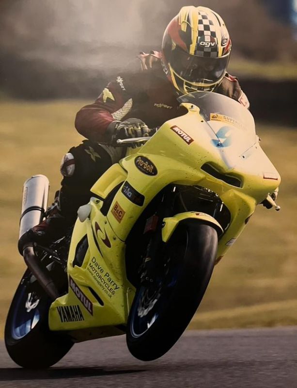 Chris Hawkes was a top motorcycle road racer