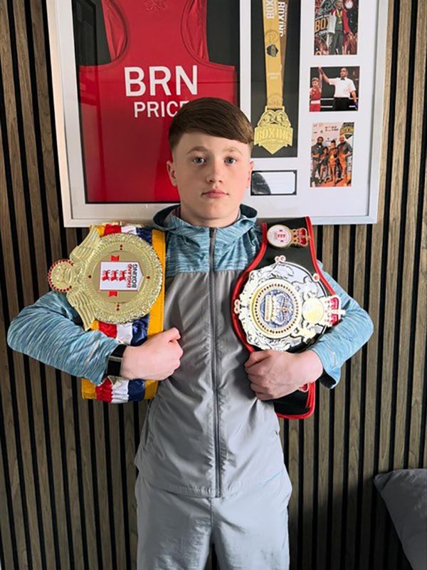 Young boxer Jayden Price is a rising star
