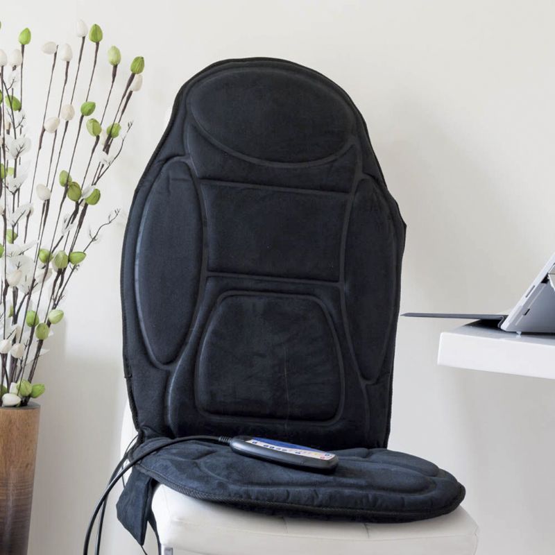 Heated Back and Seat Massage Cushion – Menkind.co.uk: £49