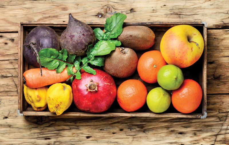 Fruit and vegetable subscription box