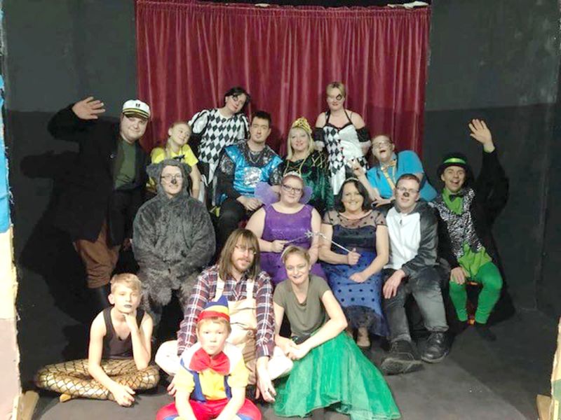 The Hardwick Players cast of ‘Pinocchio and the Land of Make Believe’