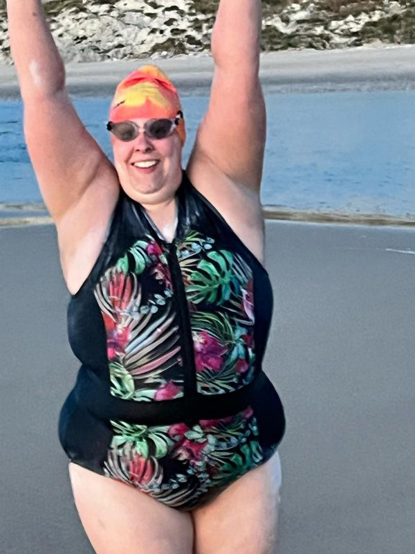 Long distance swimmer Izzy Weatherall