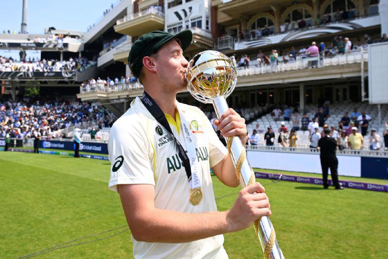 Cameron Green helped Australia win the World Test Championship a couple of years ago