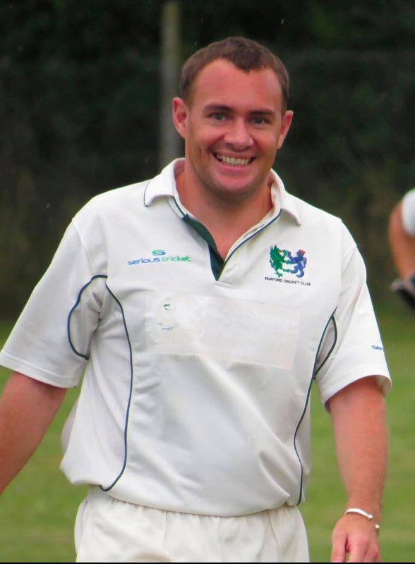 Fairford spin bowler Colin Bullock