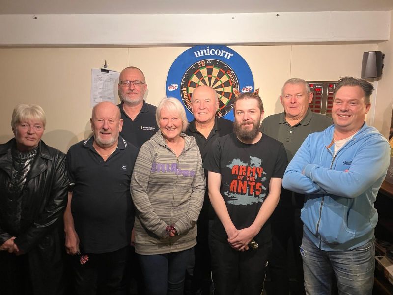 The Shutters darts team