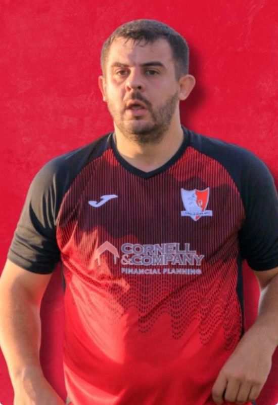 Brad Martin was on target for Longlevens against Tuffley Rovers