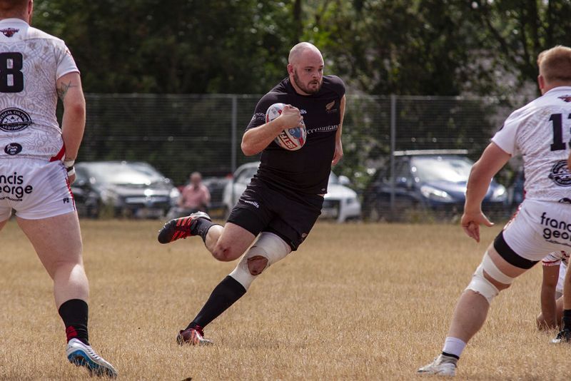 Man of the match Patrick Crummay led his young pack superbly. Picture, Lewis Mitchell