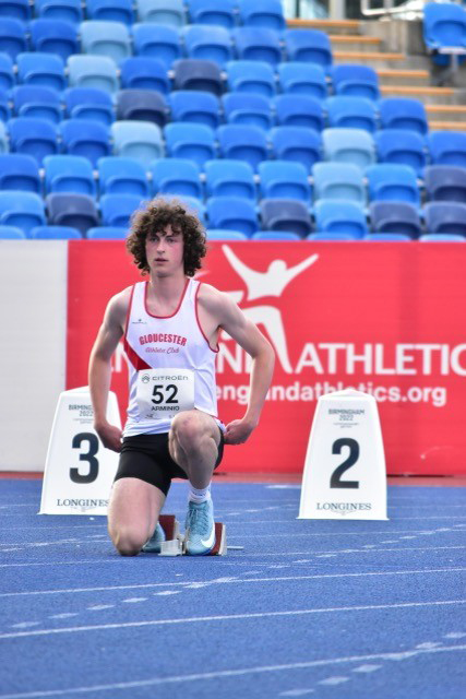 Sprinter James Arminio is getting better all the time