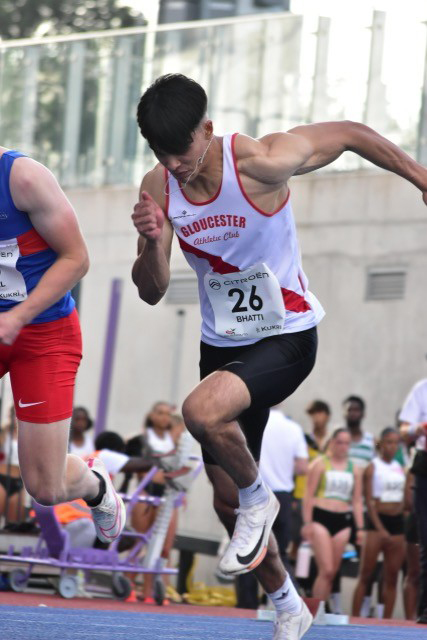 Dylan Bhatti is an up-and-coming sprinter