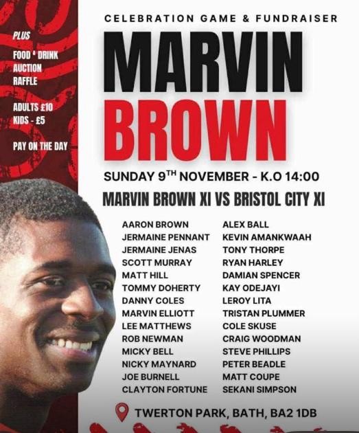 Marvin Brown died at the end of last month at the age of just 42