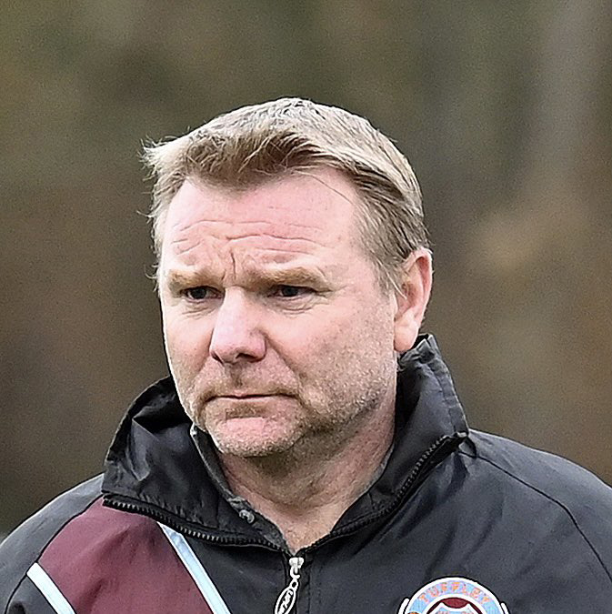 Tuffley Rovers manager Neil Mustoe
