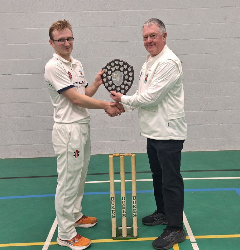 Jim Hyland, right, with Cheltenham Civil Service captain Callum Wilson
