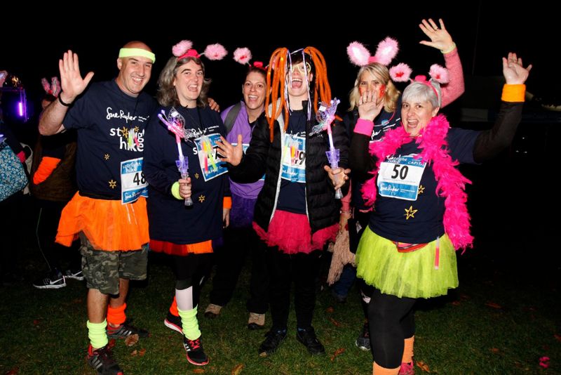 Participants at last year's Starlight Hike for Sue Ryder Leckhampton Court Hospice, which raised £60,000 to help Sue Ryder Nurses and care teams provide expert and compassionate palliative care for Gloucestershire families