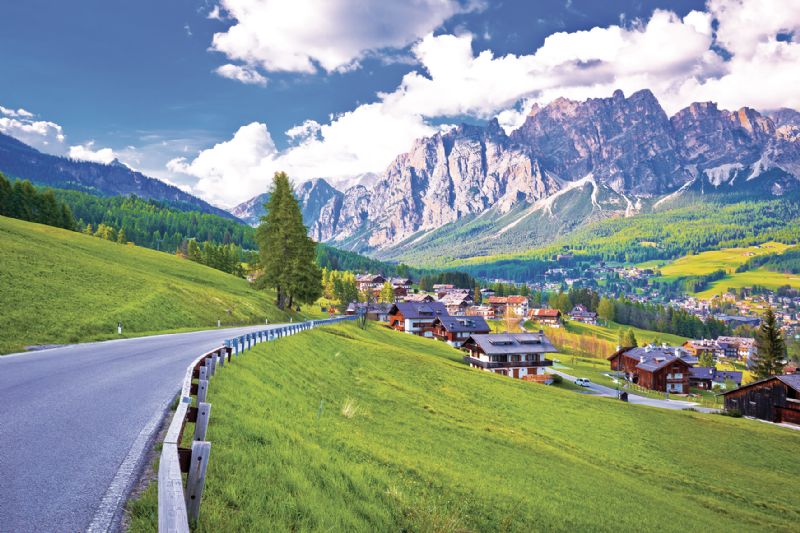 Dolomites mountains Italy