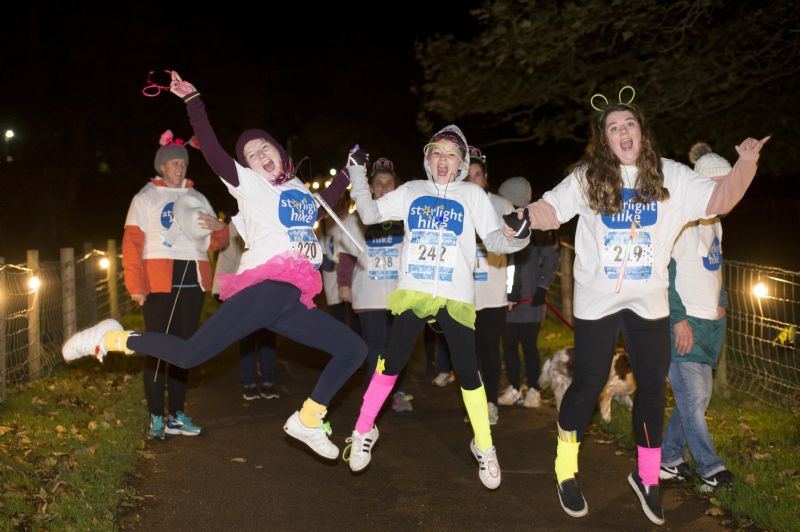 Starlight Hike walkers have Sue Ryder Leckhampton Court jumping for joy at the amount they’ve raised for the hospice