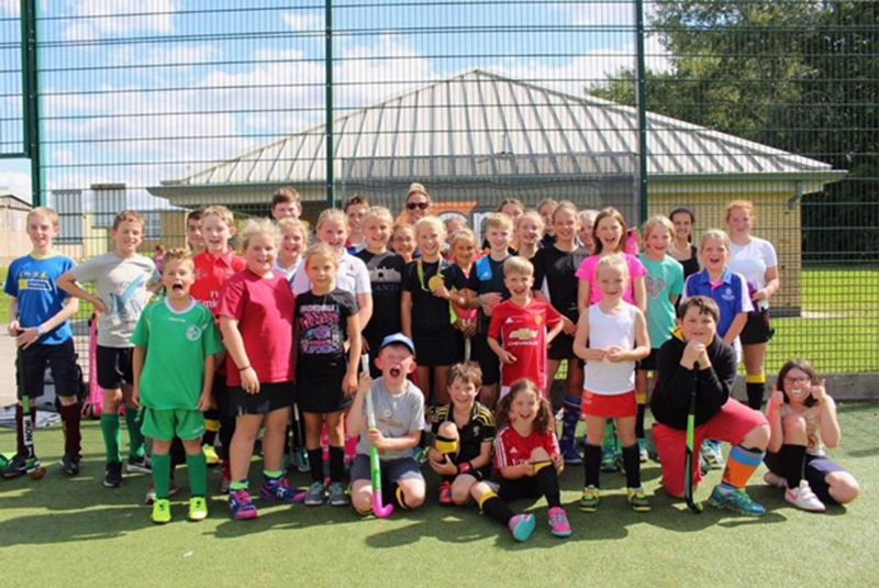 Lansdown Hockey Club juniors loved having GB Olympic Gold Medallist Susannah Townsend come to visit!