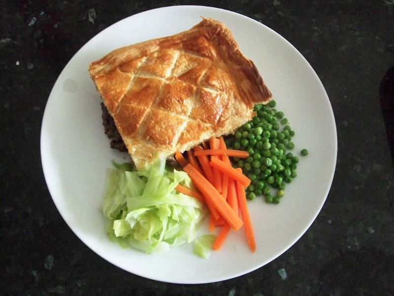 Steak, Guinness and Cheese Pie
