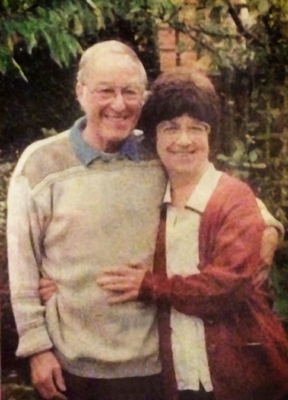 Iris Wright with her husband Bill