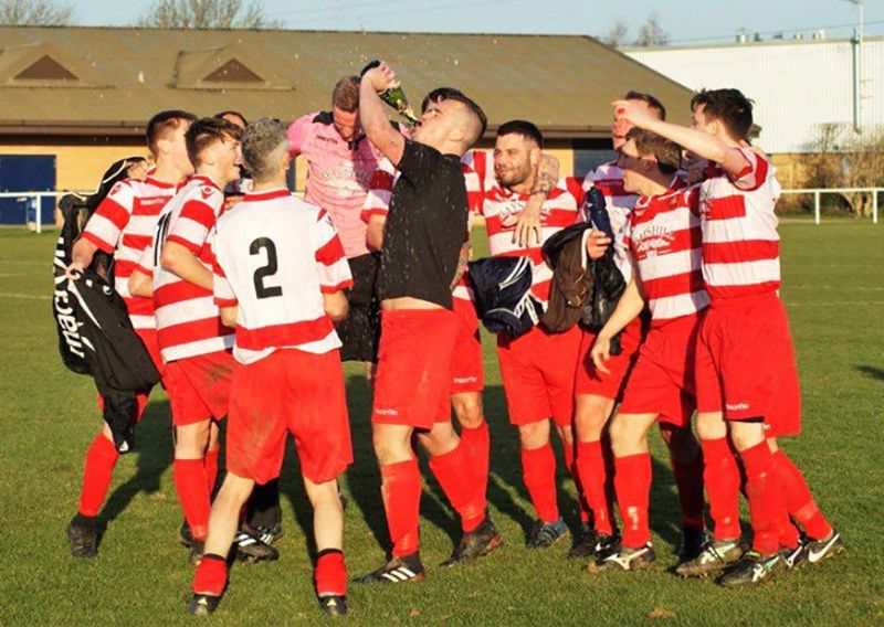 Scenes like these – Cheltenham Civil Service celebrating winning the Cheltenham League last month – should be familiar sights for many years to come