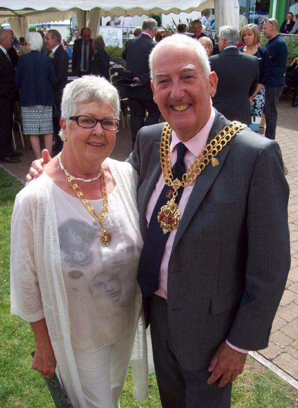 Sally and Stephen Morgan, who is Mayor of Gloucester