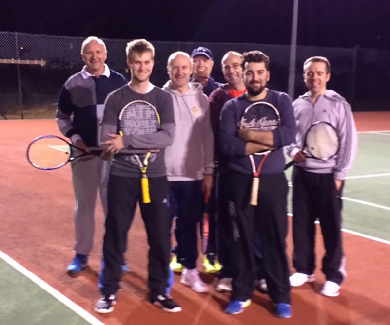 Members of Cheltenham Civil Service Tennis Club