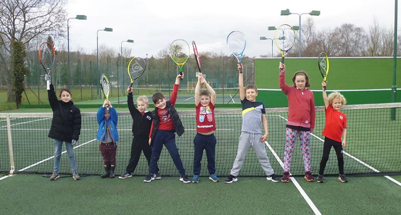 Tennis is very popular at Lydney
