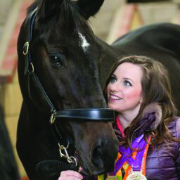 Natasha Baker with JP. Picture, Jo Hansford Photography