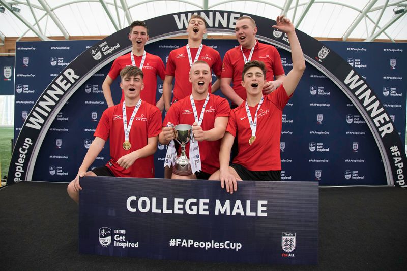 Ladsh FC won the College Male category of the FA People’s Cup