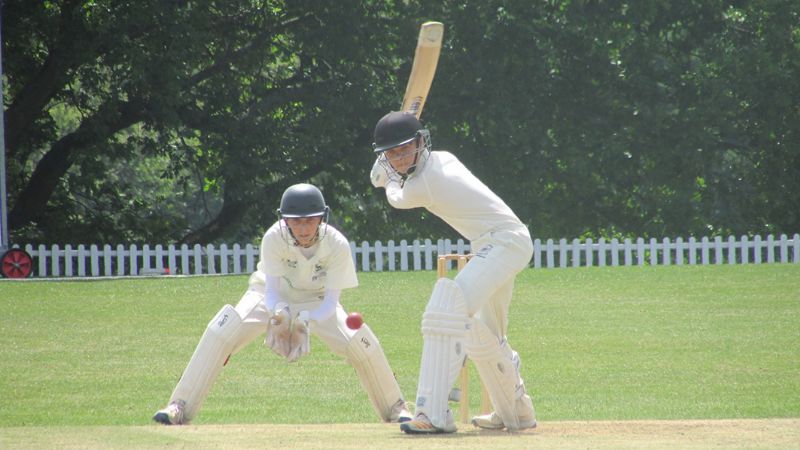 Dumbleton’s Nick Schubach in action for Gloucestershire Under-14s