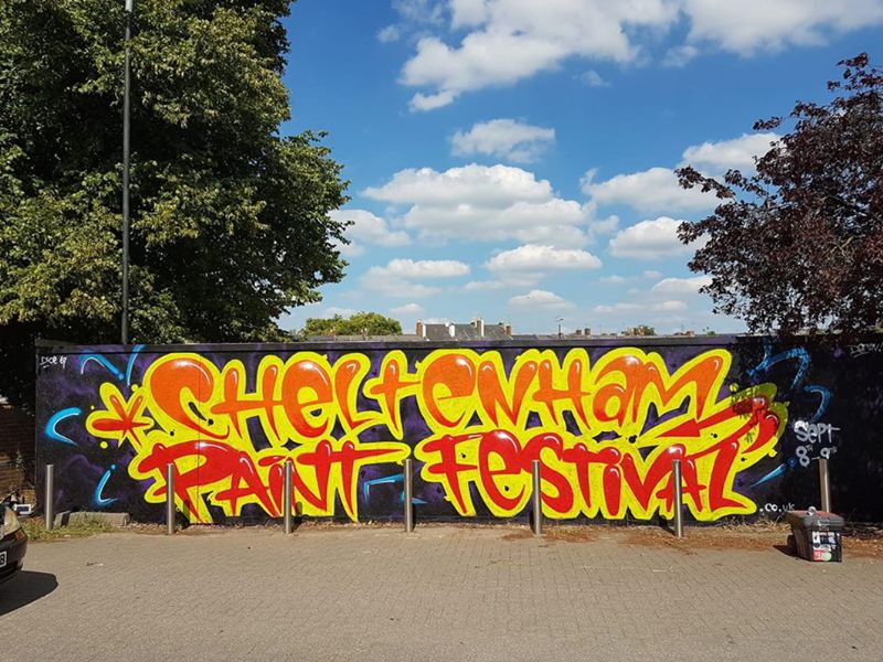 120 street artists will be visiting Cheltenham