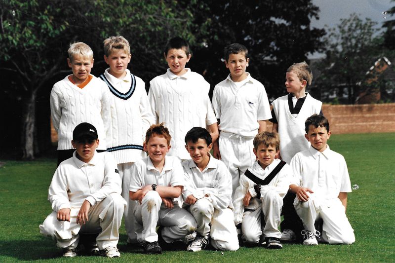 Guiting Power Under-11s in 2003: back row, from left, Ben Hughes, James Macklin, Tim Sheasby, Chris Hughes, Willy Twiston-Davies. Front row, from left, Anthony Andrews, Sam Twiston-Davies, Matthew Holdsworth, Hugo Morrisey, James Boote