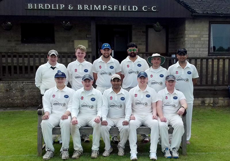 Birdlip and Brimpsfield 1sts won the Gloucestershire County League Division Five title