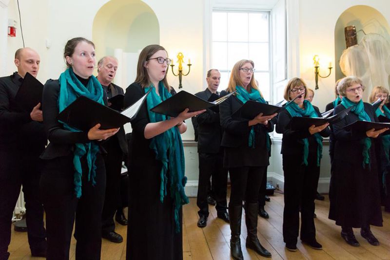 The choir during a recent performance