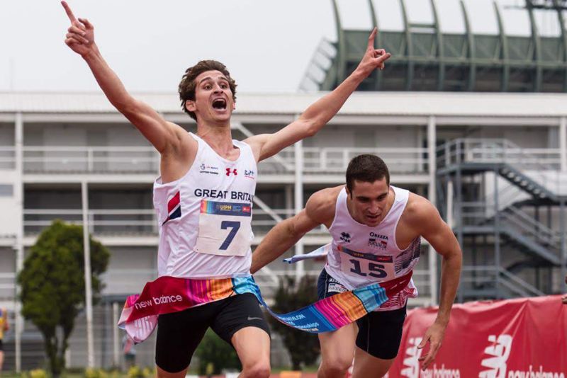 Jamie Cooke wins gold in Mexico City. Picture, Filip Komorous