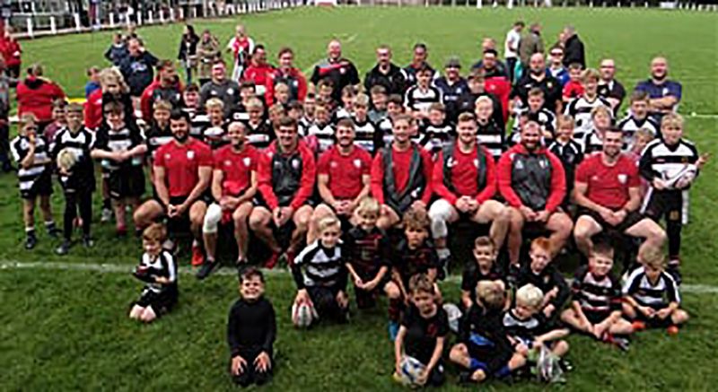 Gloucester stars share top billing with the youngsters at Lydney. All pictures, Nick Tyson