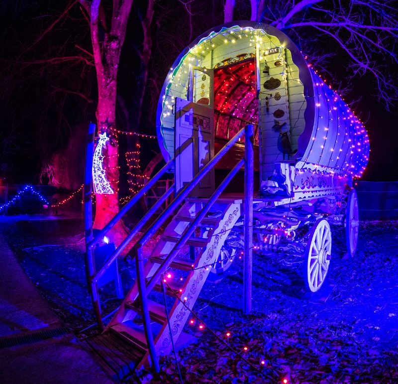 The Romani Gypsy Caravan at Prinknash will be the home of the Christmas Fairy