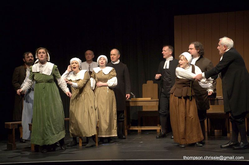 The Rococo Players during their performance of ‘The Crucible’