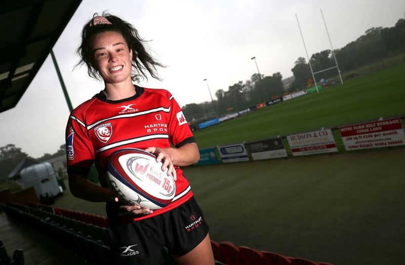 Kelly Smith. Picture, Gloucester Rugby/Martin Bennett